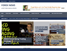 Tablet Screenshot of forexnews.biz